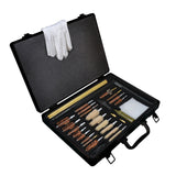 Clean All Gun Cleaning Kit includes detachable felt cleaning pad-Aluminum Case