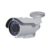 4-IN-1 AHD HD-TVI HD-CVI ANALOG 1080P NIGHTVISION WEATHERPROOF VARI-FOCAL BULLET CAMERA - hybrid camera - white color