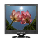 19" LCD Monitor (Black)  with VGA, BNC (1 in / 1 out) video and speakers