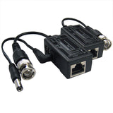 A black connector
