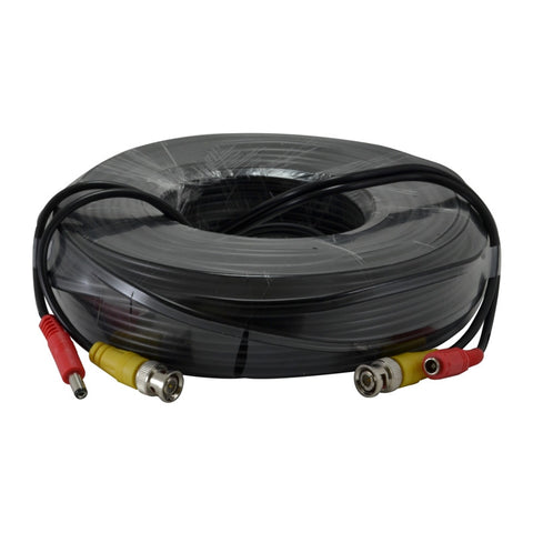 A spool of black cable
