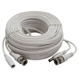CBMX1HW 100FT MINI COAXIAL VIDEO POWER PREMADE CABLE - WHITE