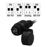 4-IN-1 AHD HD-TVI HD-CVI ANALOG 1080P NIGHTVISION WEATHERPROOF DOME CAMERA - White color - Hybrid camera