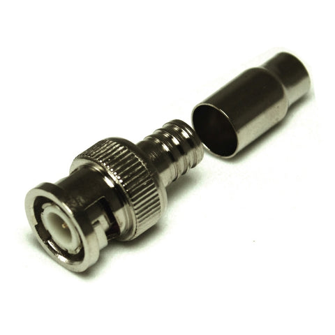 A black connector