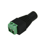 A black connector