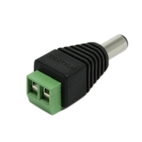 A black connector