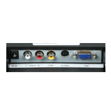 17" LCD Monitor (Black)  with VGA, Composite (RCA) video, S-Vdeo and speakers