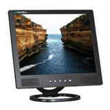 15" LCD Monitor (Black) with VGA, Composite (RCA) video, S-Vdeo and speakers